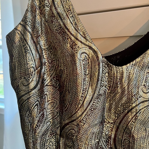 J. CREW metallic blouse - Picture 3 of 7